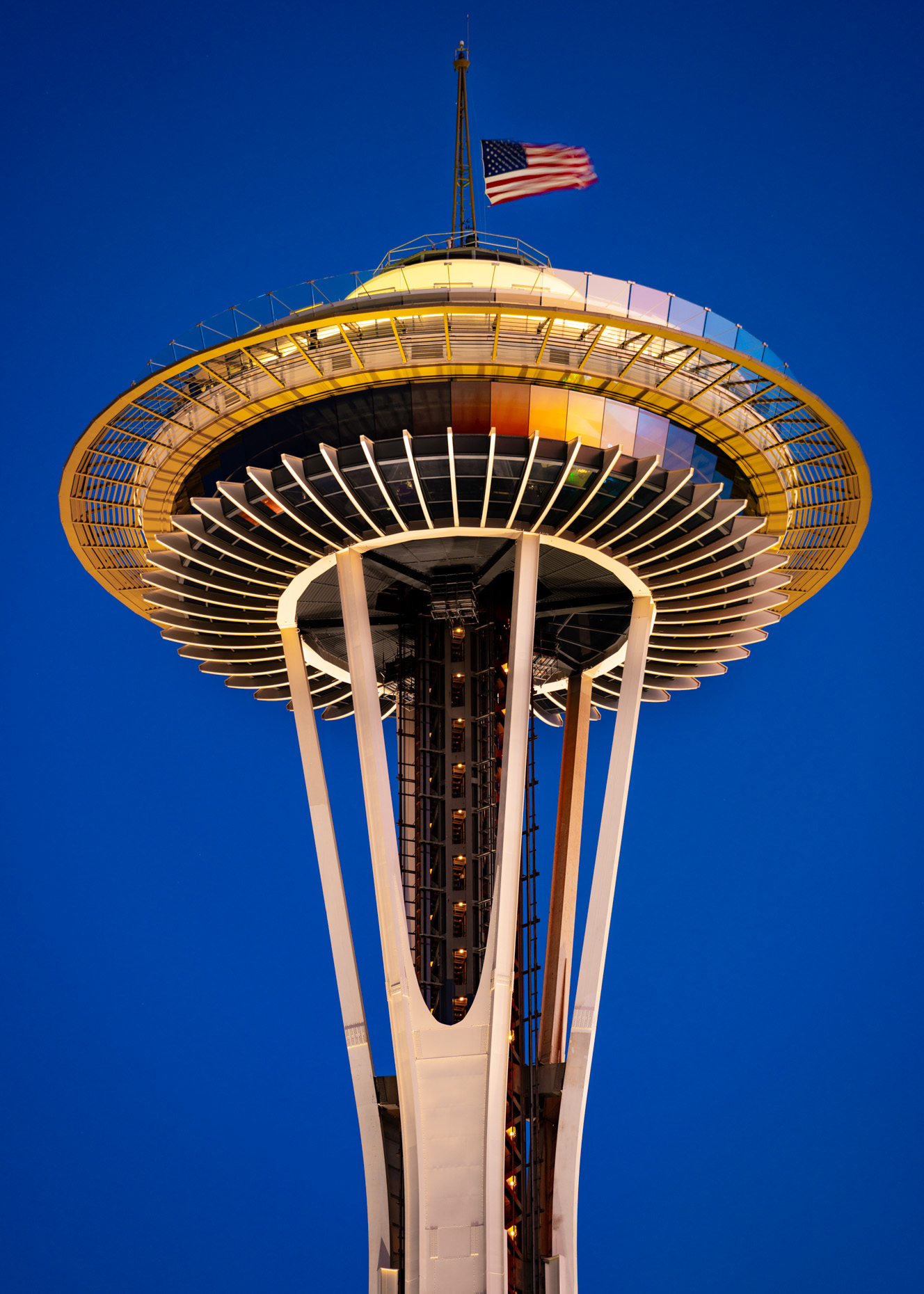 Seattle Space Needle at Sunset